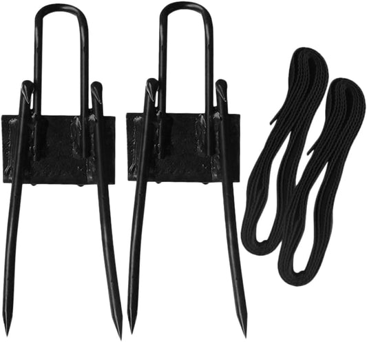 1set Tree Climbing Gear Climbing Spikes Comfortable Foot Plate and Protective Pads for Outdoor Use for Beginners and Experienced Climbers