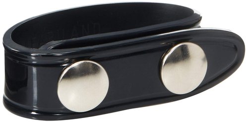 Safariland Duty Gear Chrome Snap Belt Keeper (4PACK) (High Gloss Black)