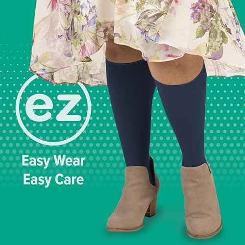 Juzo Soft 2001 20-30mmhg Compression Closed Toe Knee-High Stocking ,Beige,2 (II)