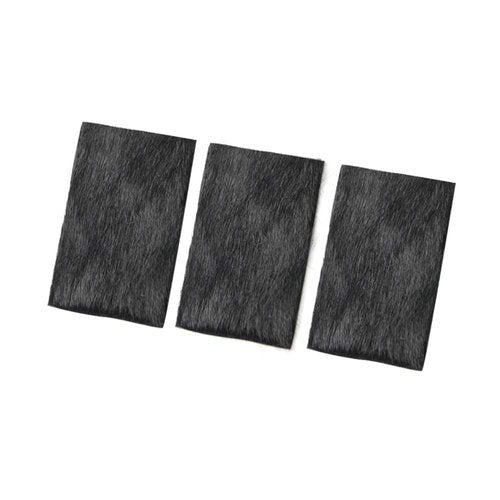 ZSHJGJR 5pcs Archery Arrow Rest Plate Traditional Hair Rest Fur Adhesive Backed Stick on Traditional Hunting Bow Recurve Longbow Right Left Handed