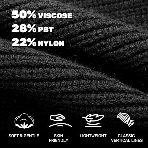 Unisex LED Beanie with Light, USB Rechargeable Headlamp Hat, Winter Gifts for Men Women Husband Him