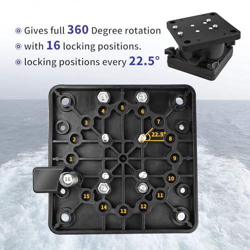 Swivel Pedestal Mount for Scotty Downrigger Models - 1 Variation