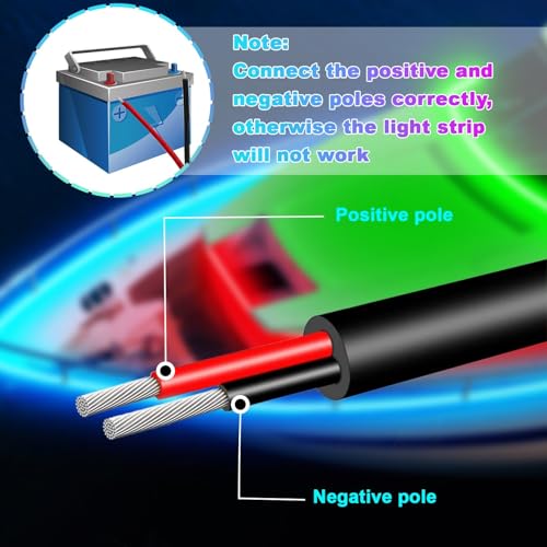 Boat LED Light 33FT RGB Waterproof Marine Lighting for Pontoon & Watercraft