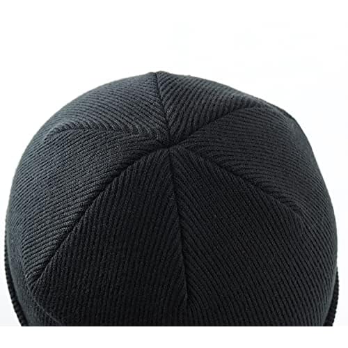 Home Prefer Mens Winter Hats Acrylic Knit Cuff Beanie Cap Warm Womens Beanie Hat