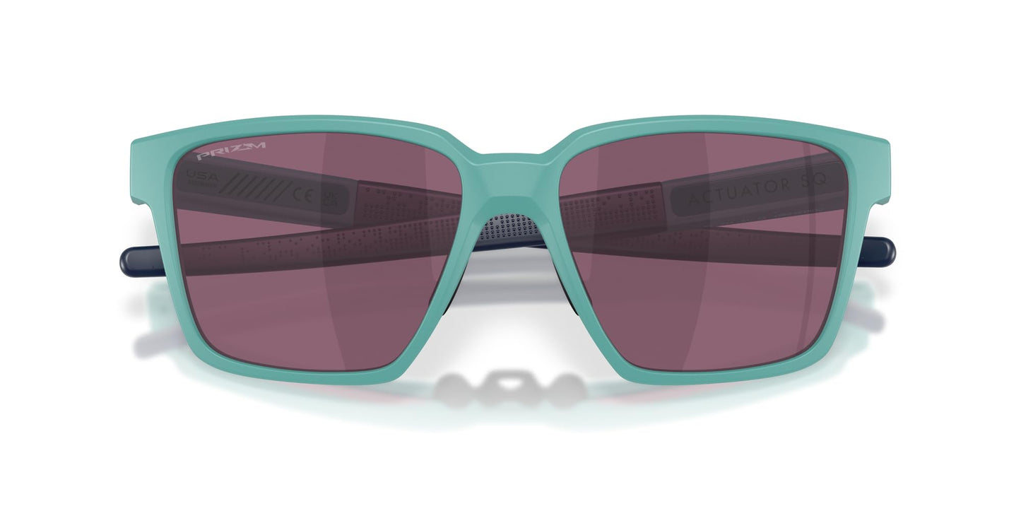 Oakley OO9430 Actuator Square Sunglasses, Matte Pacific/Prizm Road Black, 57 mm