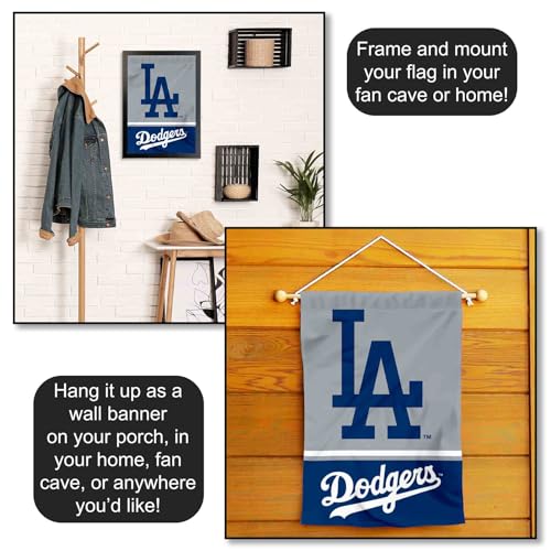 Los Angeles Dodgers Double Sided Garden Flag