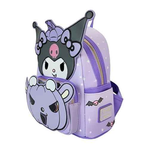 Loungefly Sanrio Kuromi Pumpkin Glow Mini Backpack