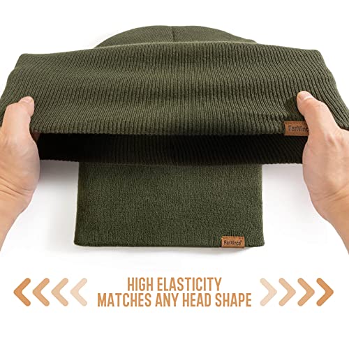 Beanie for Men Winter Thermal Cuffed Knit Hat Warm Gifts Womens Beanies