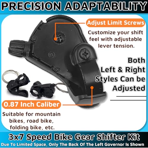 7 Speed Bike Shifter Set for MTB Road City Bicycles - TX-30 Lever