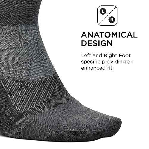 Feetures Trail Max Cushion Mini Quarter Sock - Hiking Socks for Men & Women