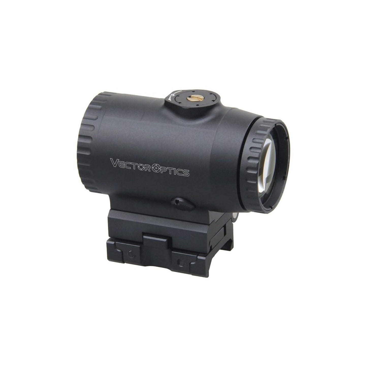 Vector Optics Paragon 3x18 Flip to Side Mini Magnifier, 1.4/1.6 inch Co-Witness Heights with a Riser Section, Easily Press to Flip, Lightweight, Fit for CQB and Medium to Close-Range Tactical
