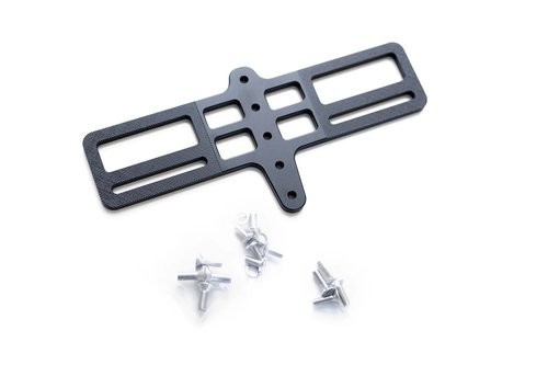 TRIRIG - Universal BTA Adapter Plate - Between-The-Arms (BTA) Bike Bottle Mount Setup - Water Bottle Cage Bike Mount Accessories - Standard Cage Spacing, T6-6061 Alloy, Lightweight Aerodynamic Design