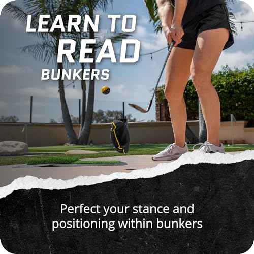 SKLZ Bunker Caddie Golf Training Aid: Perfect Your Bunker Shots with Precision & Style, 3 Discs Included