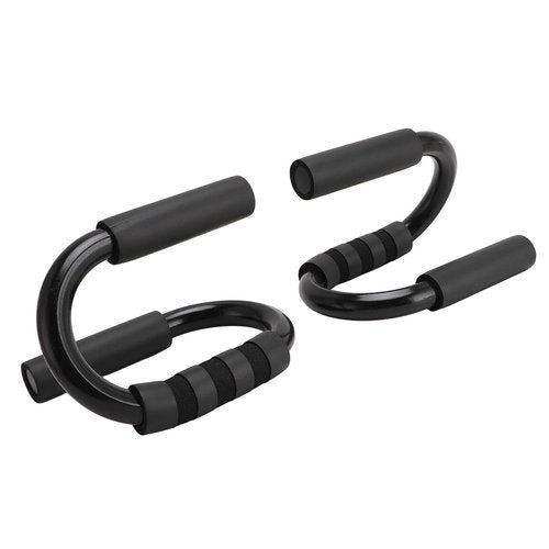 Push Up Bar, 2pcs Steel Foam S Shape Easy to Assemble Effective Muscle Training Push Up Stand Pushup Handles for Muscle Training at Home Gym Office