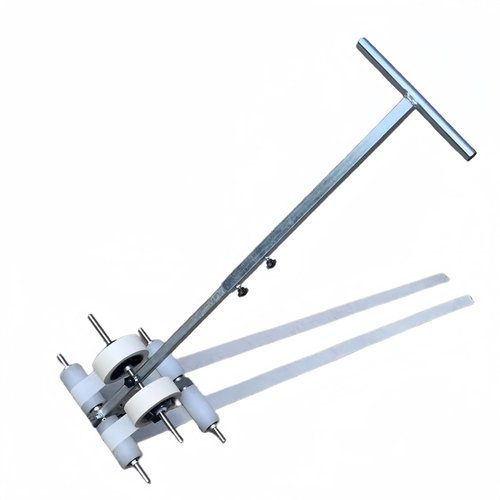 Lightweight Sports Field Marking Machine, Bend-free Court Marking Machine with Rollers, Concrete Floor Line Formwork Kits for Parking Lots, Basketball Courts and Tennis Courts