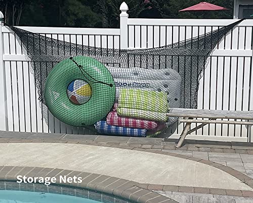15x20ft Soccer Backstop Net - Heavy Duty Nylon Barrier for Sports Practice