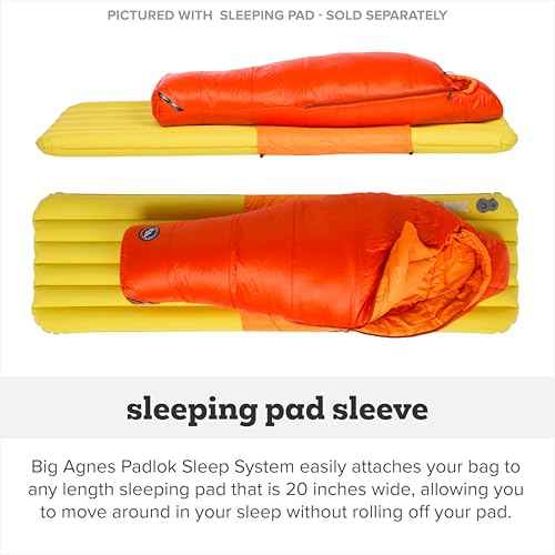 Big Agnes Kids & Youth Sleeping Bag ? Ultralight Cold Weather Backpacking & Camping, Kids, Juniors, Teens, 20 Degrees