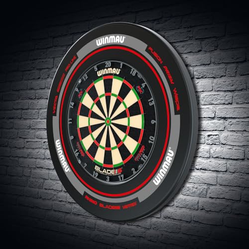 Winmau Dart Board Surround Ring - Advance Black, Red, White and Green Dartboard Surrounds - Backboard Wall Protector
