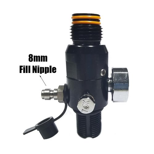 Aopkeo HPA Regulator Valve for Paintball Airsoft PCP Compressed Air CO2 Nitrogen Cylinder Tank Bottle 4500psi Input, Output 800psi 1800psi 2200psi(Ouput 1800psi 5/8"-18UNF)