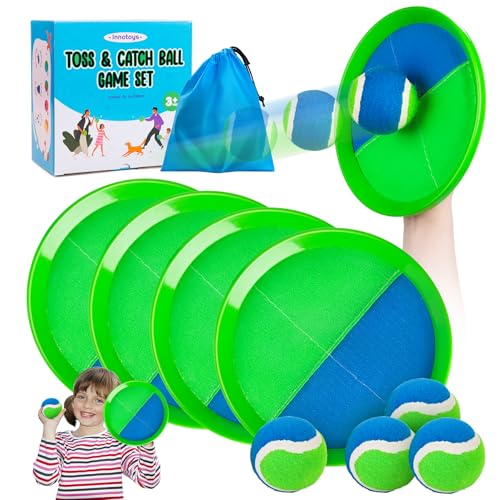 Toss and Catch Ball Game - Ideal Outdoor Beach, Pool & Yard Toy for Toddlers and Kids Ages 4, 5, 6, 7, 8+, Perfect for Boys Girls - Great Birthday Gift & Easter Basket Stuffer