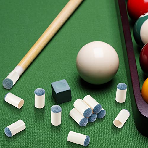 12mm Pool Cue Tips 100 Pcs Leather Replacement Billiard Stick Tips