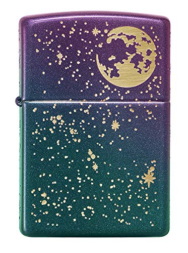 Starry Sky Iridescent Pocket Lighter - Windproof Refillable Zippo