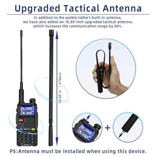 BAOFENG UV-10R MAX Ham Radio Upgraded 10W Long Range Handheld NOAA Emergency Weather,Rechargeable Walkie Talkie with 2500mAh Battery,Speaker Mic,Tactical Antenna,Type-C Charging,2 Pack Gifts