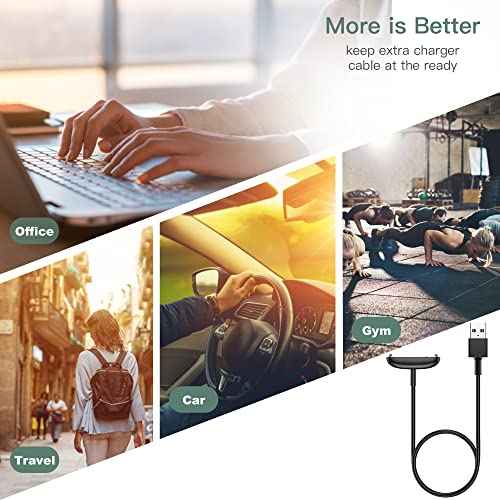 Charger Cable Replacement for Fitbit Inspire 3 (2 Pack/3.3Ft)