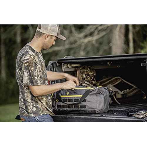 Hunters Specialties Scent-A-Way Scent-Safe 45L Duffel Bag with Zipper Pockets - Hunting Scent Proof Bag for Hunting Accessories & Equipment, 22" x 12" x 10"