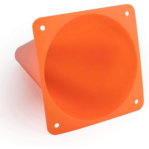 Bekith 12 Pack 12 Inch Plastic Traffic Cones with Racing Chequered Flags, Orange Agility Sports Cones, Thick Soccer Training Cones for Outdoor Activity, Festive Events, Fitness Training