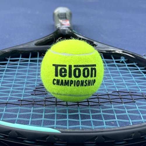 Teloon Championship Tennis Balls - Extra & Regular Duty, 15 Cans - 45 Pressurized Felt Balls