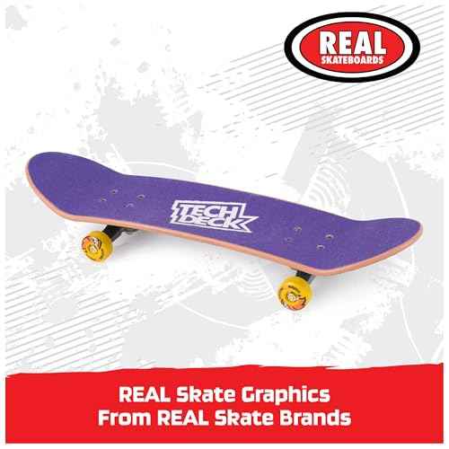 Tech Deck, Real Skateboards Handboard; Authentic Mini Skateboards, Kids Toys for Boys & Girls, Ages 6 and up (Hands Use Only)