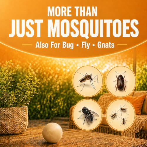 Mosquito Repellent Balls Indoor & Outdoor, 8 Pack - Last Up to 2 Months