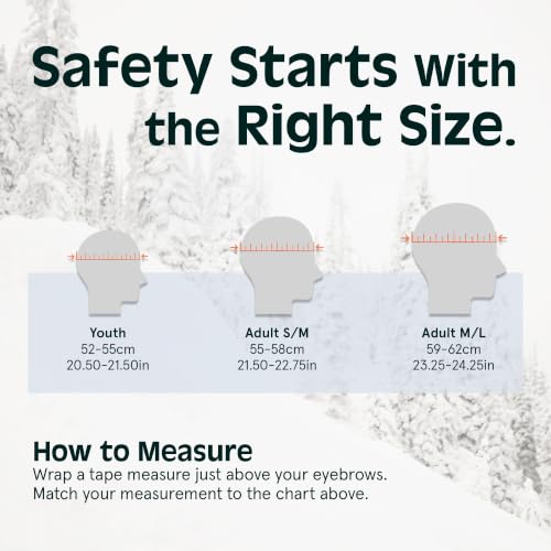 Adjustable Snow Helmet for Ski & Snowboarding with Ventilation & Safety Shell