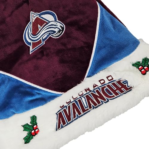 NHL Colorblock Santa Hat ? Show Your Ice Hockey Spirit with Officially Licensed NHL Holiday Fan Apparel and Gift