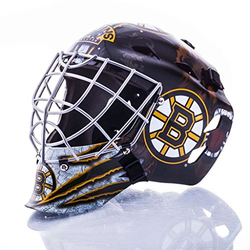 Franklin Sports Team Licensed NHL Hockey Goalie Face Mask - Goalie Mask for Kids Street Hockey - Youth NHL Team Street Hockey Masks