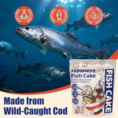 3.53oz Freeze Dried Narutomaki Fish Cake - Big Narutomaki Japanese Ramen Topping, Instant Noodles, Udon, Soup, Camping Meals, Emergency Supplies, Asian Pantry Food