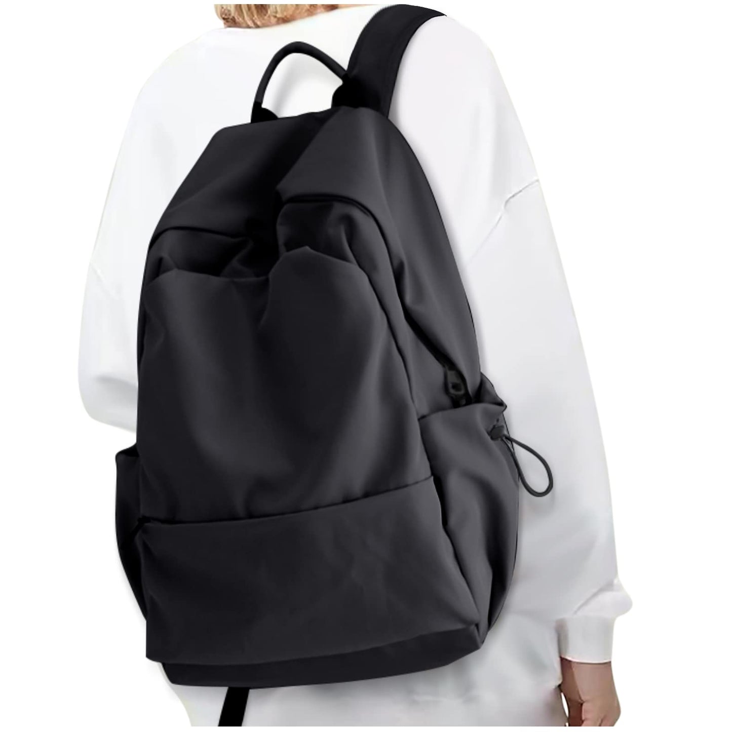 coofay Backpacks For School Bag School Backpack For College Backpacks Bookbag For Women Waterproof Gym Backpack For Men Book Bags Small Simple Backpack Purplish Blue