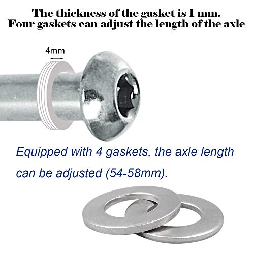 47mm Scooter Axle Bolts for Kids Micro & Foldable Kick Scooters - Replacement Parts