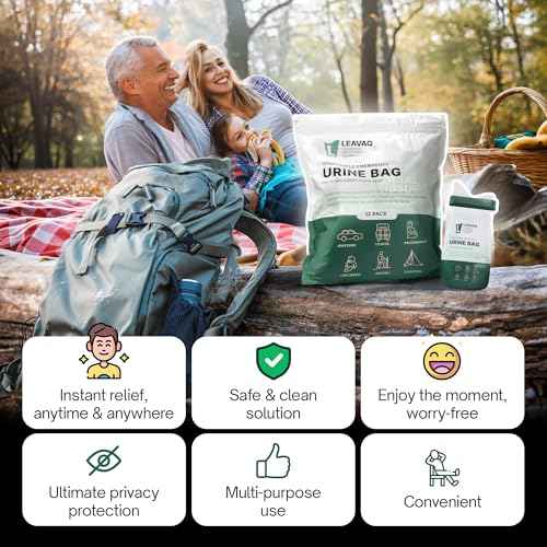 Disposable Urine Bag 12/24 PCS 800ML - Portable Urinal & Female Urinal for Travel, Leak-Proof Emergency Toilet Solution, Unisex Pee Bags for Men, Women, Camping, Traffic Jams, Kids - Compact