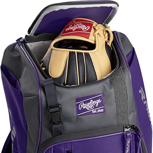 Rawlings | FRANCHISE Backpack Equipment Bag | Baseball/Softball | Rec/Travel | Multiple Styles