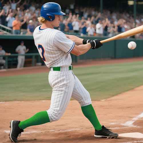 Dxhycc Baseball Socks and Belt Combo Set Adjustable Softball Baseball Socks and Elastic Waist Belt for Youth Adult