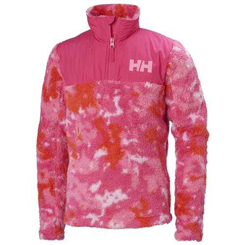 Helly Hansen Kids Champ 1/2 Zip Midlayer Sweater Jacket, 097 Bubblegum Pink Aop, Size 2