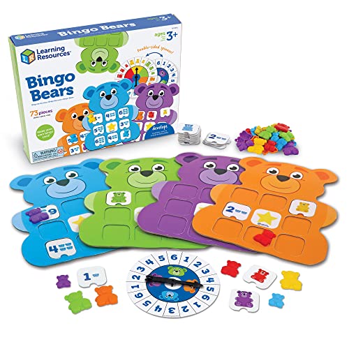 Educational Bingo Game Set for Preschool Learning & Skills Development