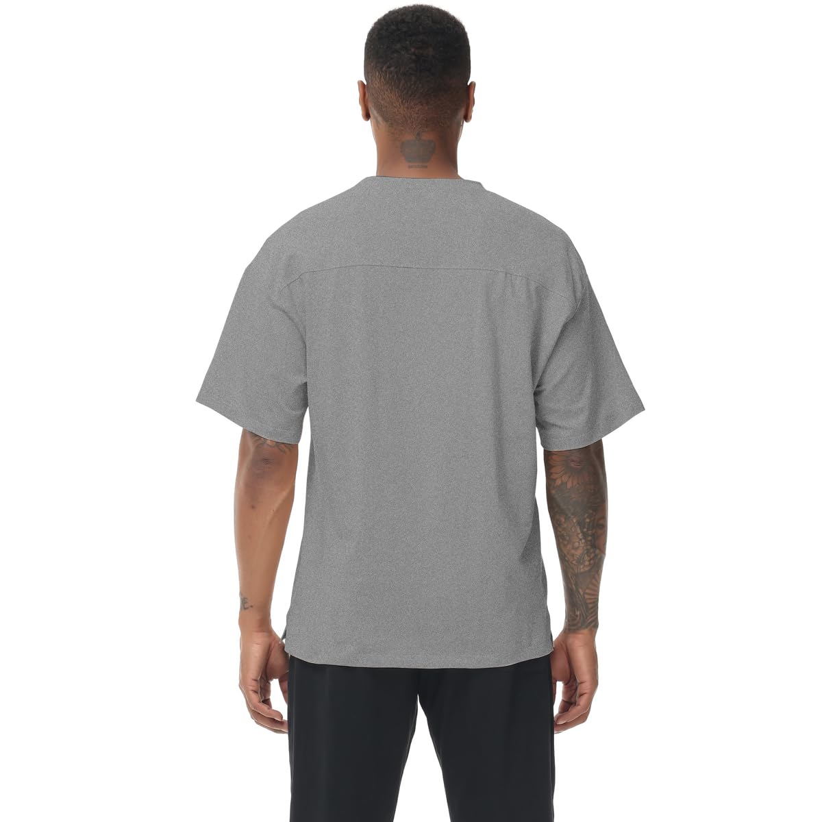 Muscle Killer 2pack Mens T Shirt Gym Workout Dry Fit Short Sleeve Athletic Fitness Lightweight Crew Neck Tee Shirts Casual Loose Fit