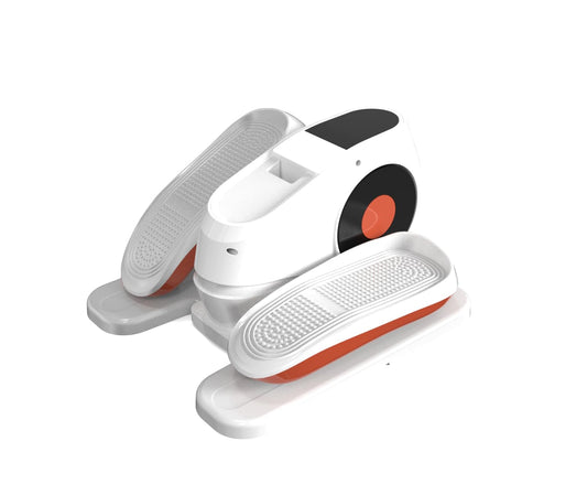 2025 New 16 Levels Speed Under Desk Elliptical Machine, Electric Ellipse Leg Exerciser Pro As Seen On TV, Forward & Reverse Direction,Quiet and Fully Assembled, Upgraded Manual Safety Power Switch