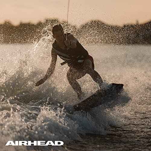AIRHEAD Dyneema Flat Line Wakeboard Rope, 4 Sections, 70-Feet, Multiple Colors Available
