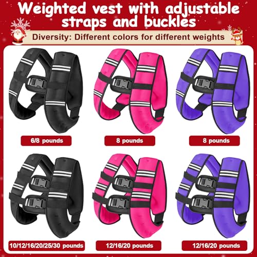 Weighted Vest for Men Women 6lb-30lb Adjustable Fitness Training Equipment