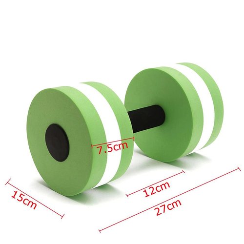 Gatuida Pool Dumbbells 2pcs Eva Water Barbells for Aerobics Enhance Water Resistance Workouts