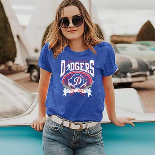 Baseball Shirt for Women Baseball Mom Tshirt Baseball Fan Shirts Baseball Season Game Day Short Sleeve Tee Top